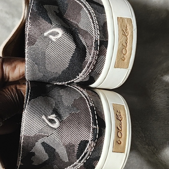 Olukai Pehuea Pa'i Womens Camo Slip-on Shoe Loafer - Picture 9 of 13